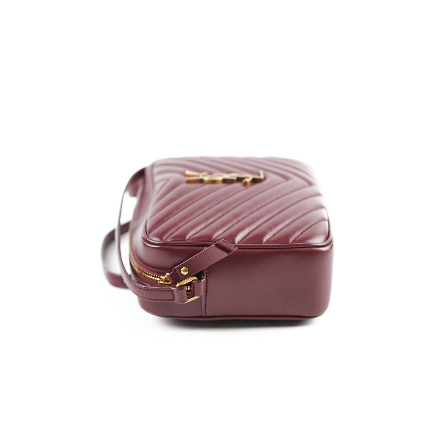 Saint Laurent Lou Camera Maroon Bag