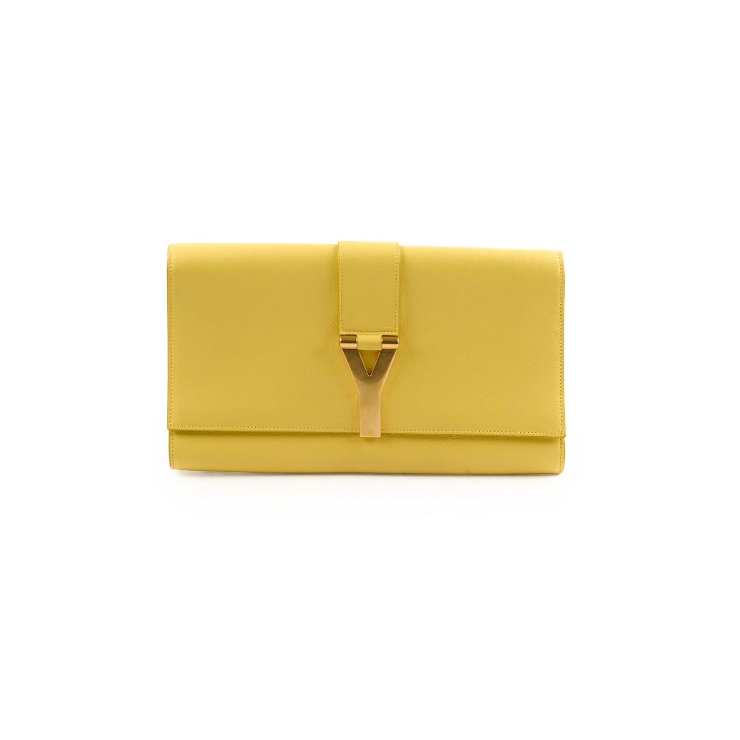 Saint Laurent Luxury Leather Red Clutch Style 3