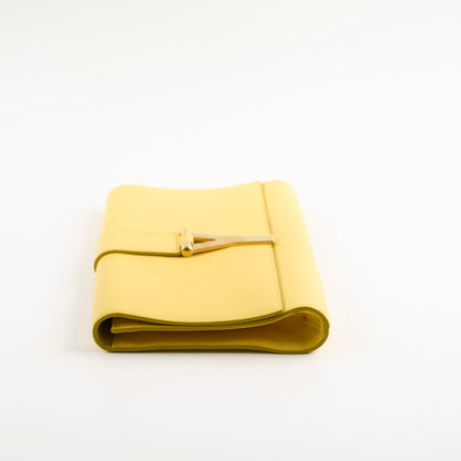 Saint Laurent Luxury Leather Red Clutch Style 3