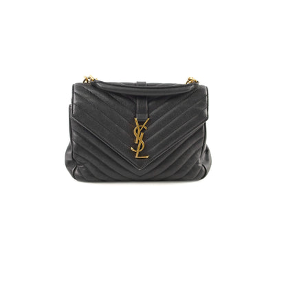 Saint Laurent College Black Shoulder Bag Style 2