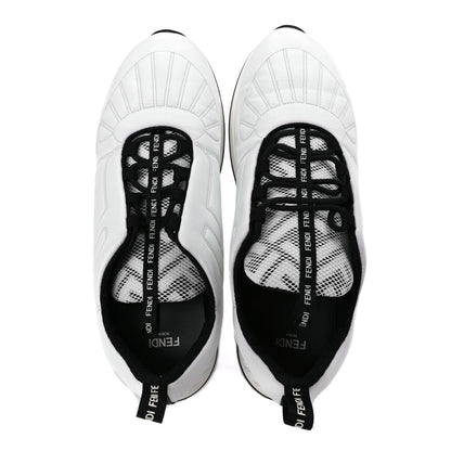 Fendi Nylon FFreedom Sneakers 41 White