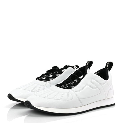 Fendi Nylon FFreedom Sneakers 41 White