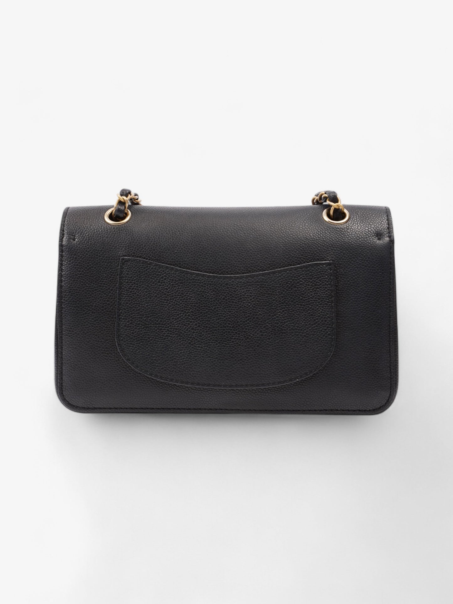 Chanel Classic Double Flap Black Caviar Leather Medium