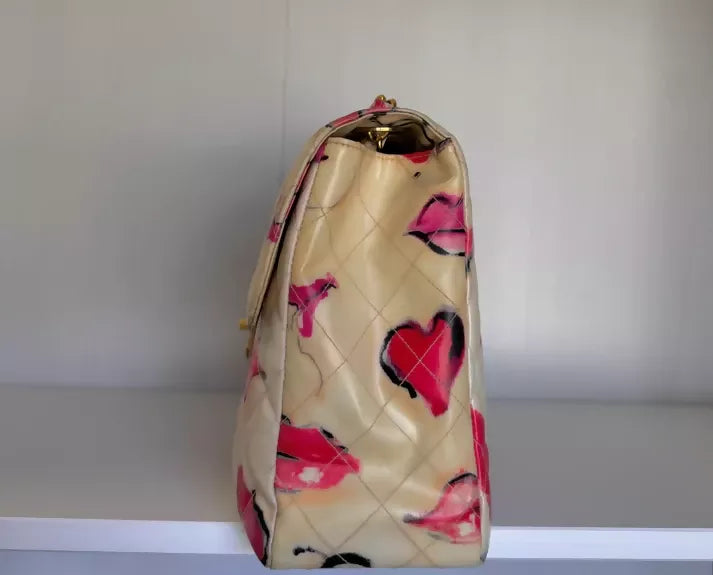 Chanel 1994 Jumbo Lips Kisses Flap Bag