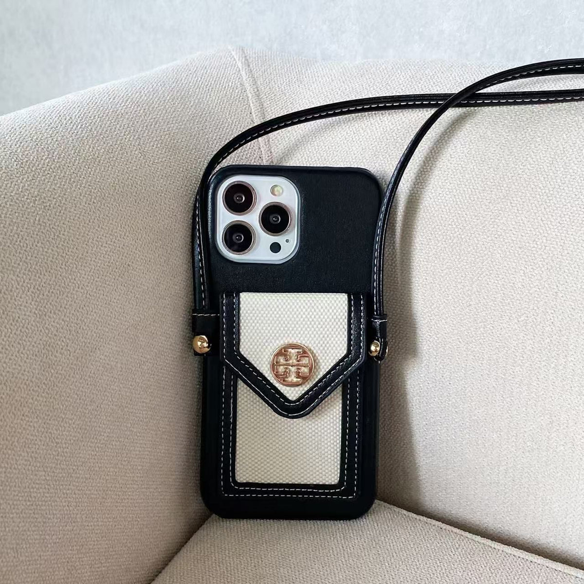 Tb Crossbody Phone Case Card Holder For Iphone Series / 18 Pro / 18 Pro Max