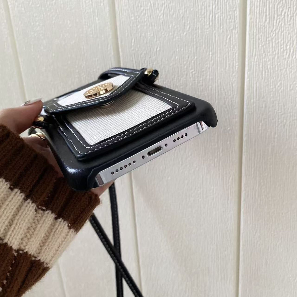 Tb Crossbody Phone Case Card Holder For Iphone Series / 18 Pro / 18 Pro Max