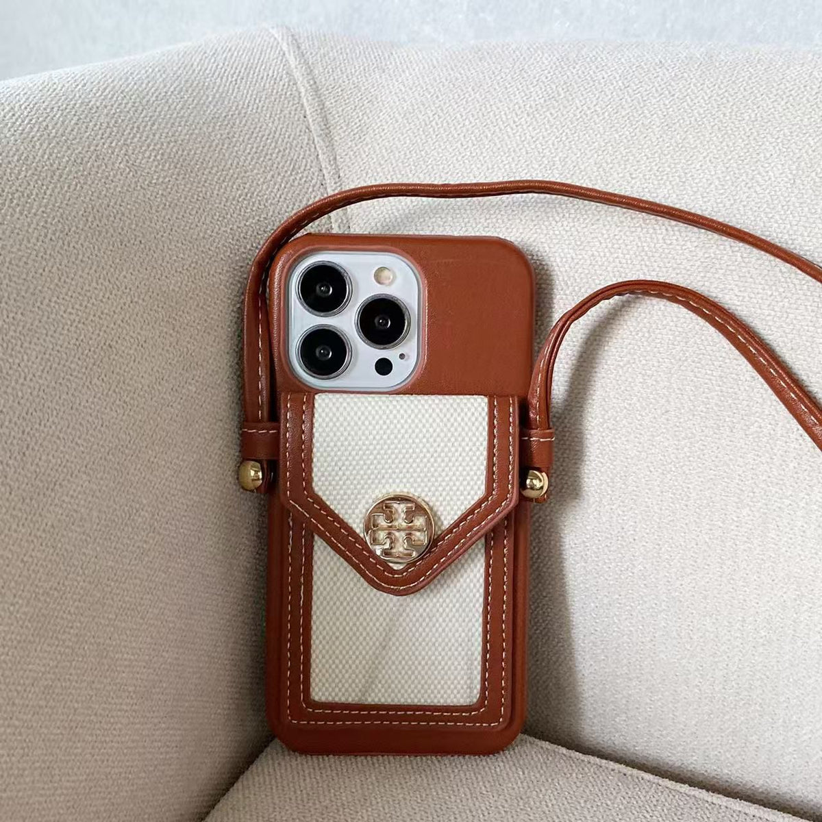 Tb Crossbody Phone Case Card Holder For Iphone Series / 18 Pro / 18 Pro Max