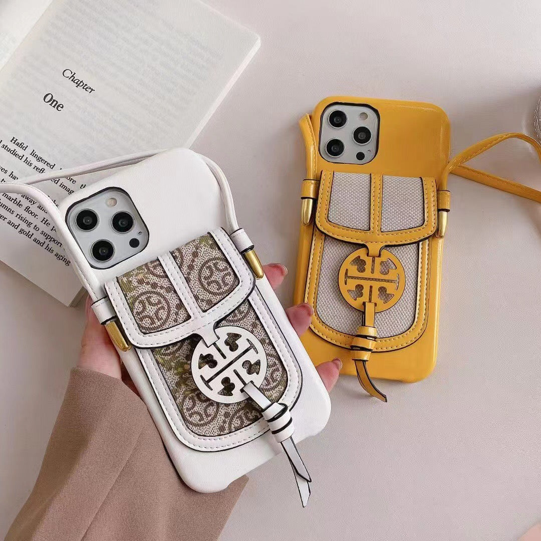 Designer Iphone Crossbody Case With Card Slot For Iphone 11 12 13 14 Pro Max / Series / 18 Pro / 18 Pro Max