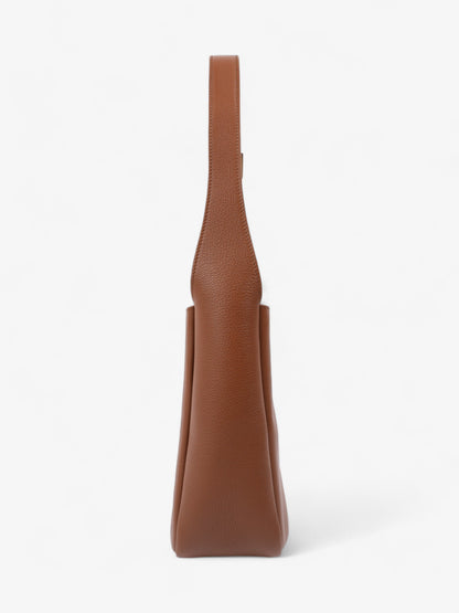 Saint Laurent Le 5 A 7 Hobo Brown Leather Small