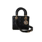 Dior Lady Dior Leather Shoulder Bag