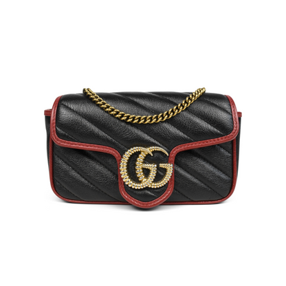 Gucci 'Torchon Marmont' Mini Crossbody Bag