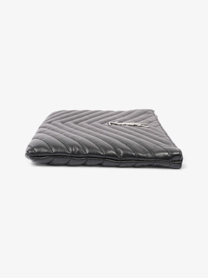 Saint Laurent Cassandre Pouch Black Matelasse Leather
