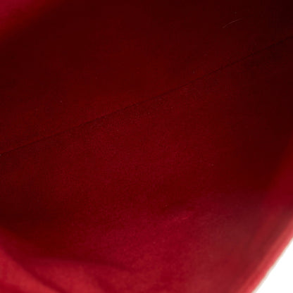 Red Louis Vuitton Monogram Empreinte Twice Crossbody Bag