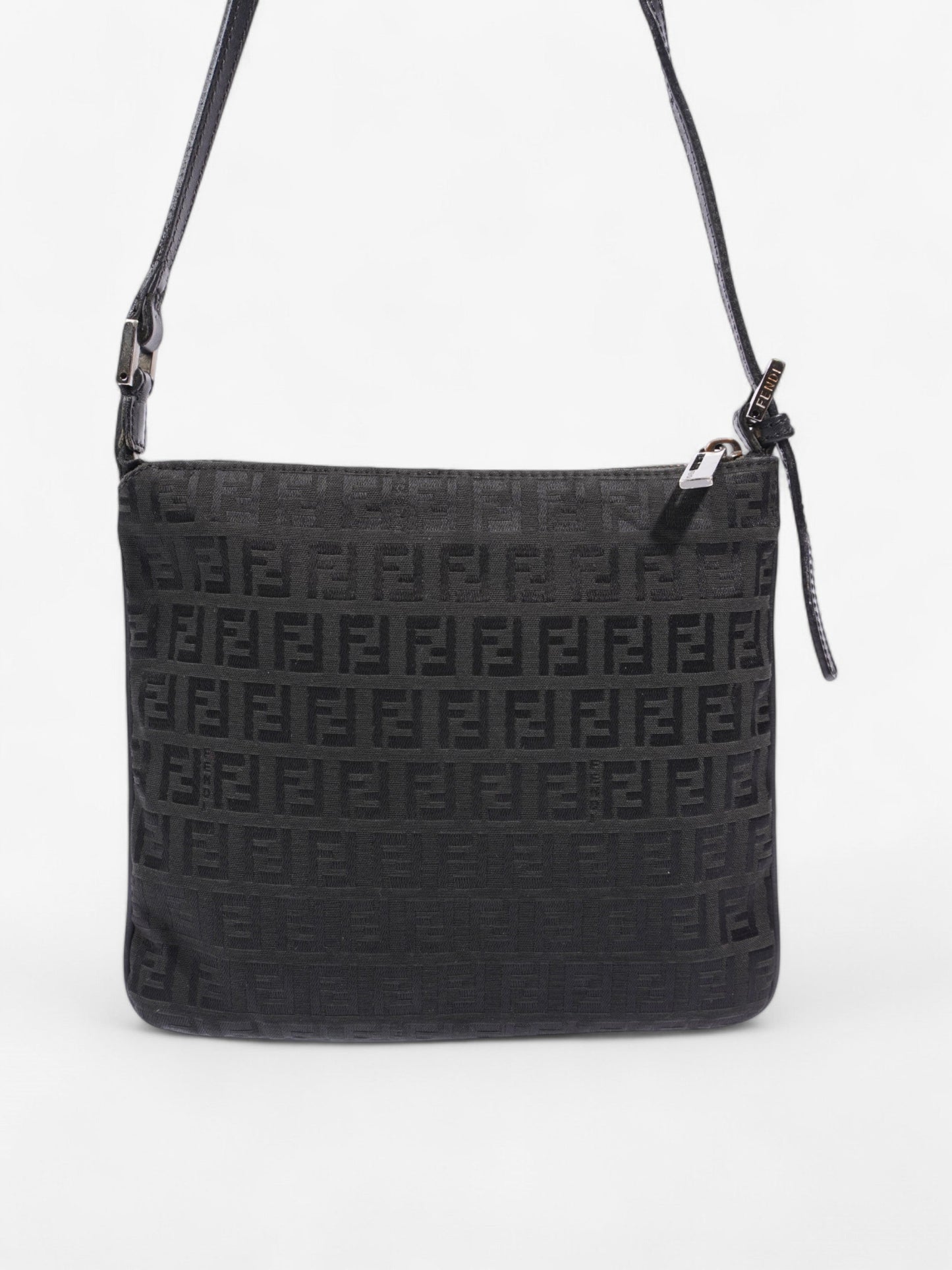 Fendi Canvas Black Shoulder Bag Canvas