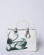 Christian Dior White Floral Lady Dior Bag Limited Edition