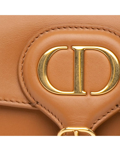 Leather East West Crossbody Bag with Buckle Closure