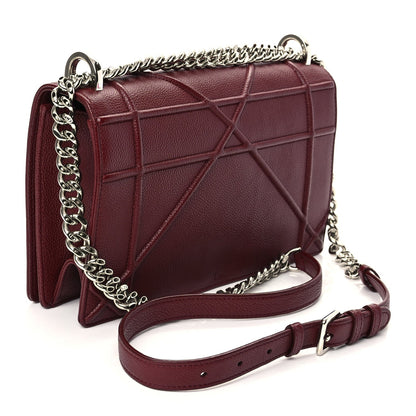 Christian Dior Grained Calfskin Medium Diorama Flap Bag