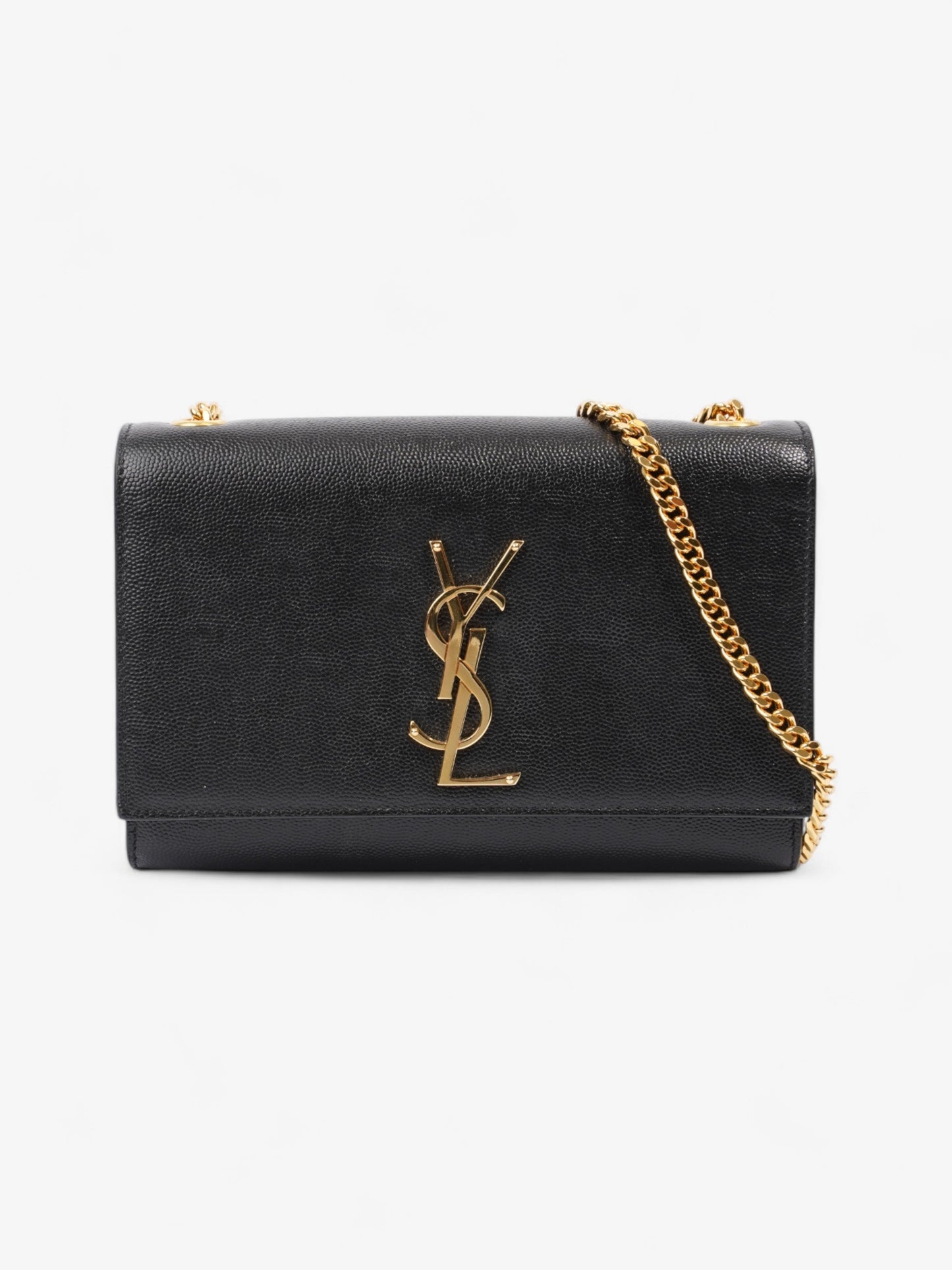Saint Laurent Kate Leather Black Shoulder Bag Style 18