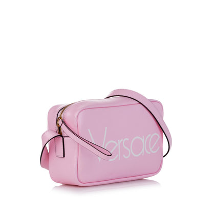 Versace Logo Leather Crossbody Bag