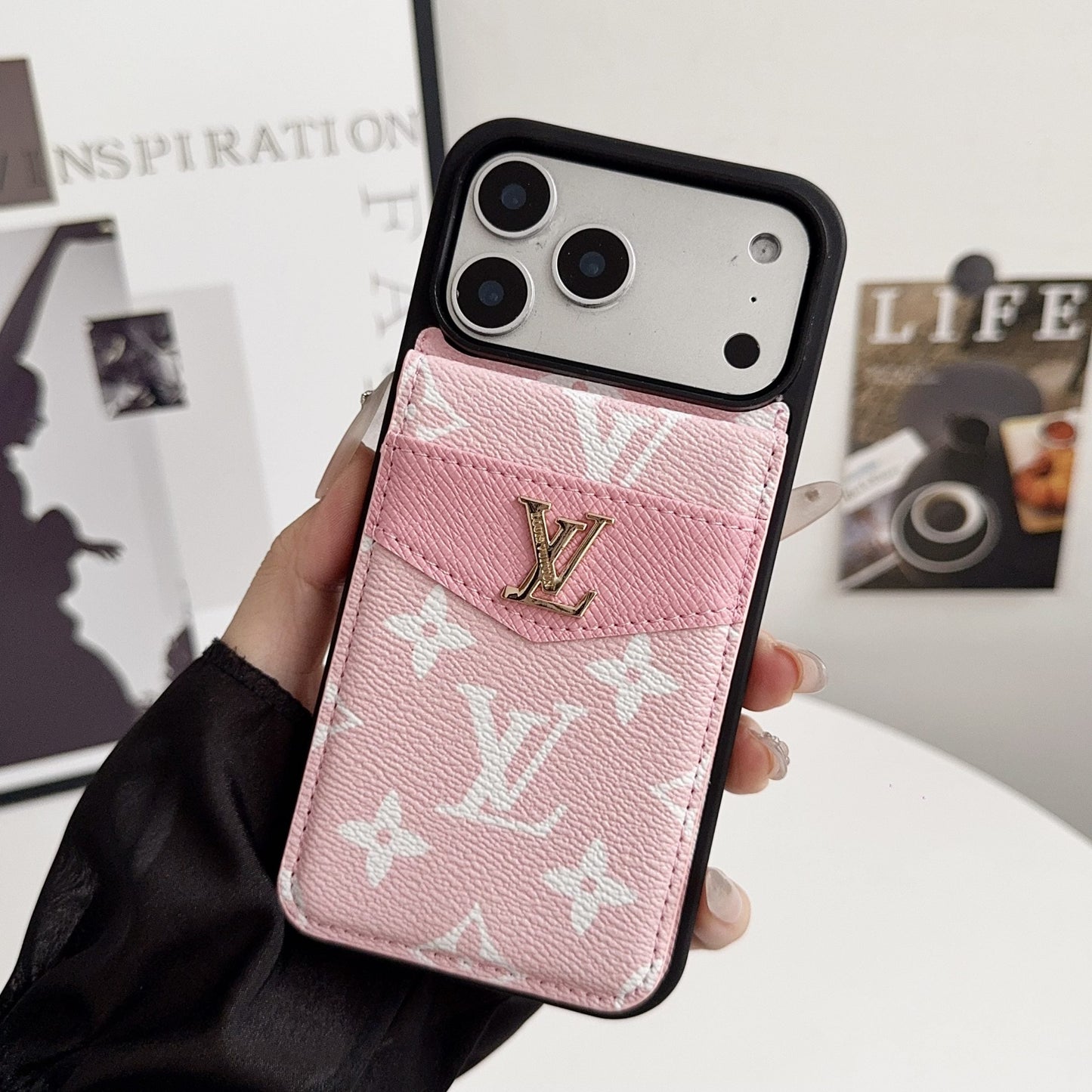 Louis Vuitton Card Holder iPhone Case for 17 Series