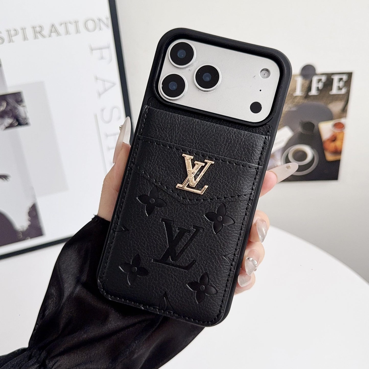 Louis Vuitton Card Holder iPhone Case for 17 Series