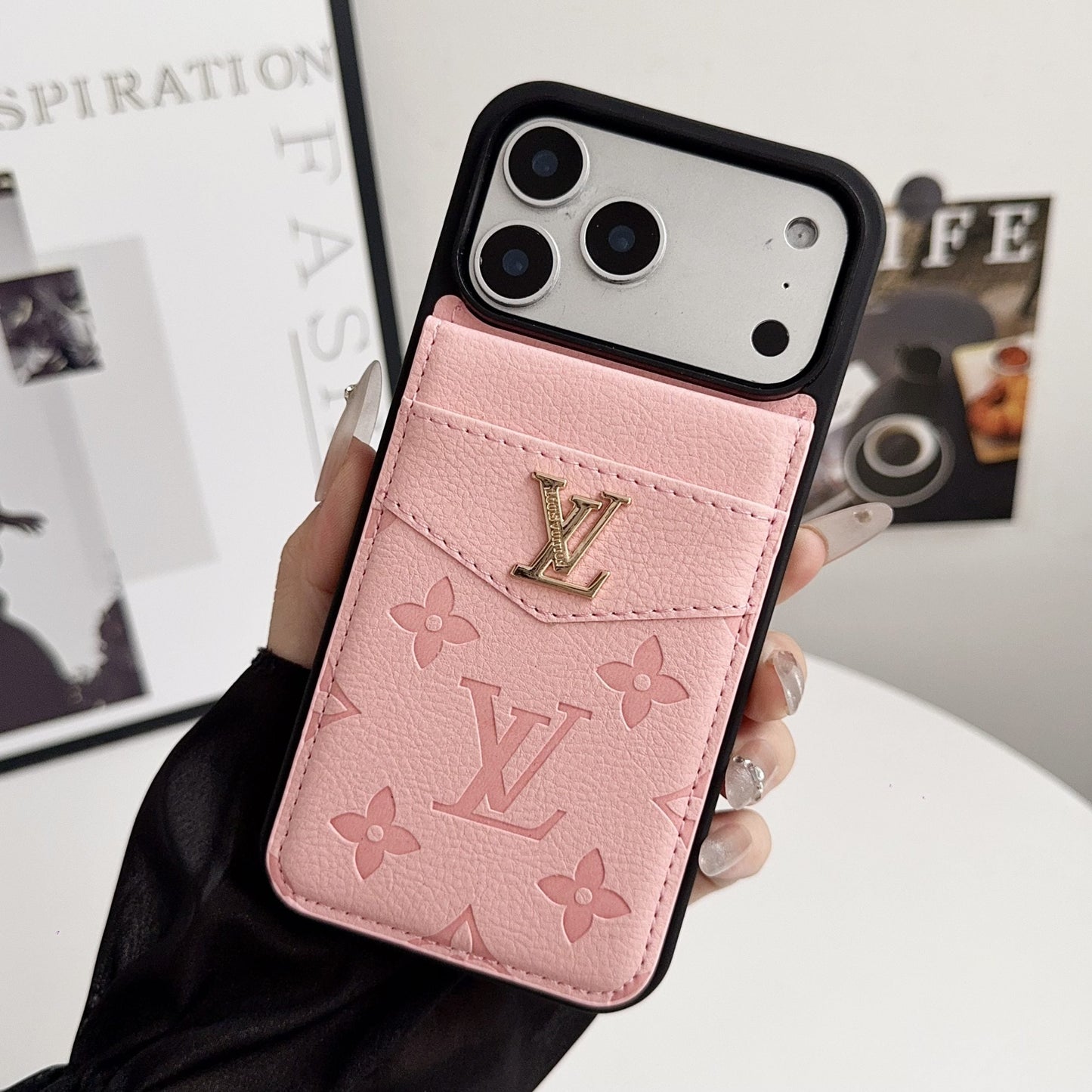 Louis Vuitton Card Holder iPhone Case for 17 Series