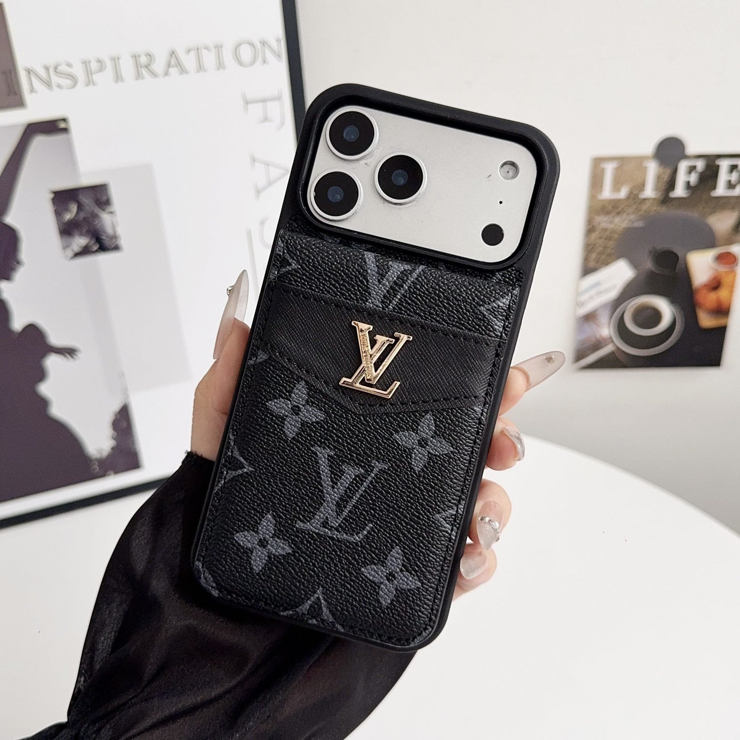 Louis Vuitton Card Holder iPhone Case for 17 Series