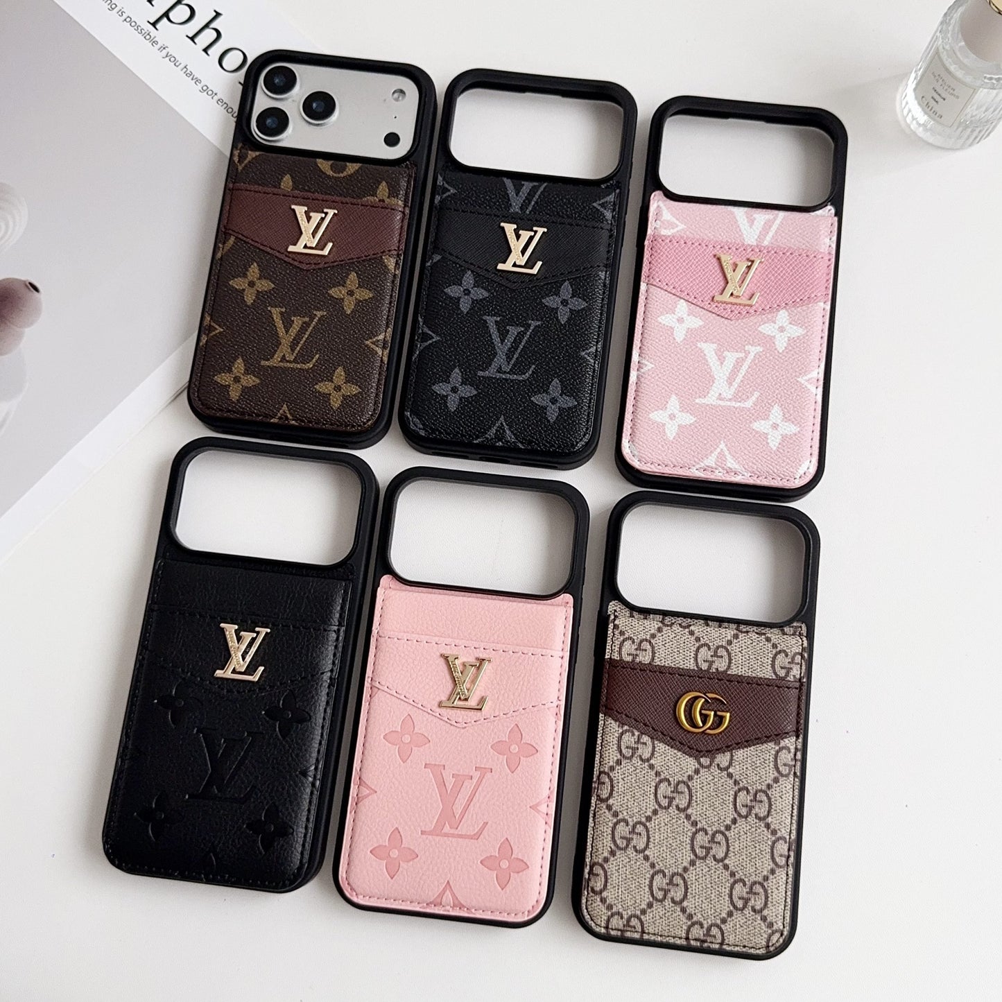 Louis Vuitton Card Holder iPhone Case for 17 Series