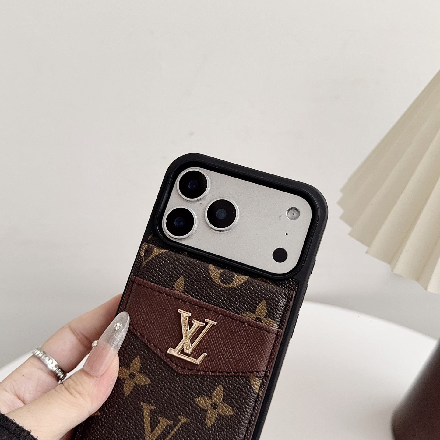 Louis Vuitton Card Holder iPhone Case for 17 Series