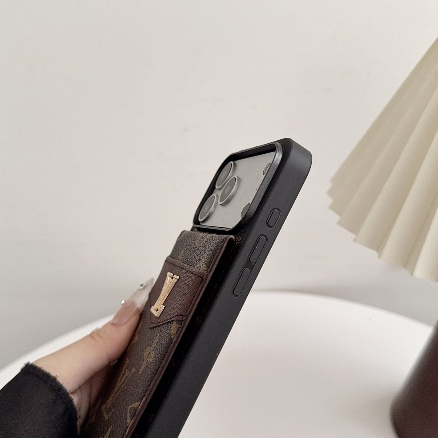 Louis Vuitton Card Holder iPhone Case for 17 Series