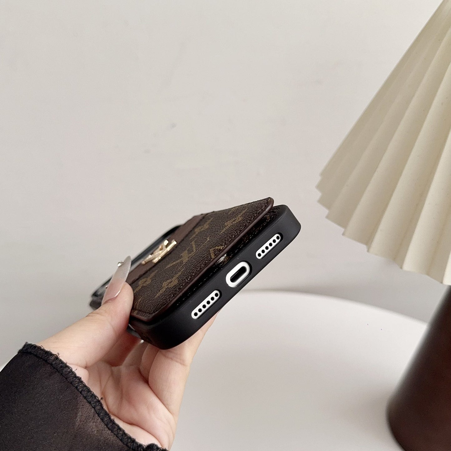 Louis Vuitton Card Holder iPhone Case for 17 Series