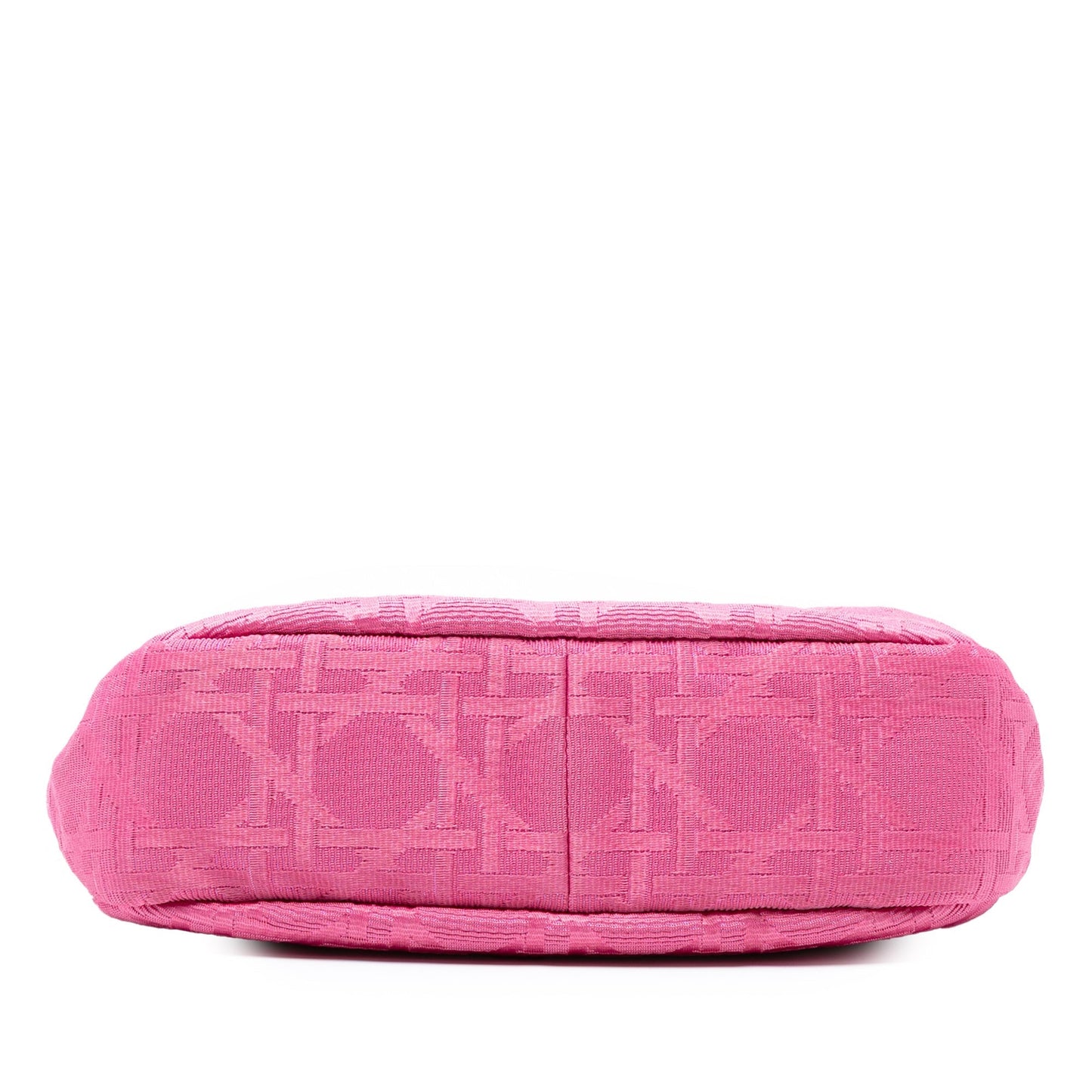 Pink Dior Canvas Cannage Hobo Bag