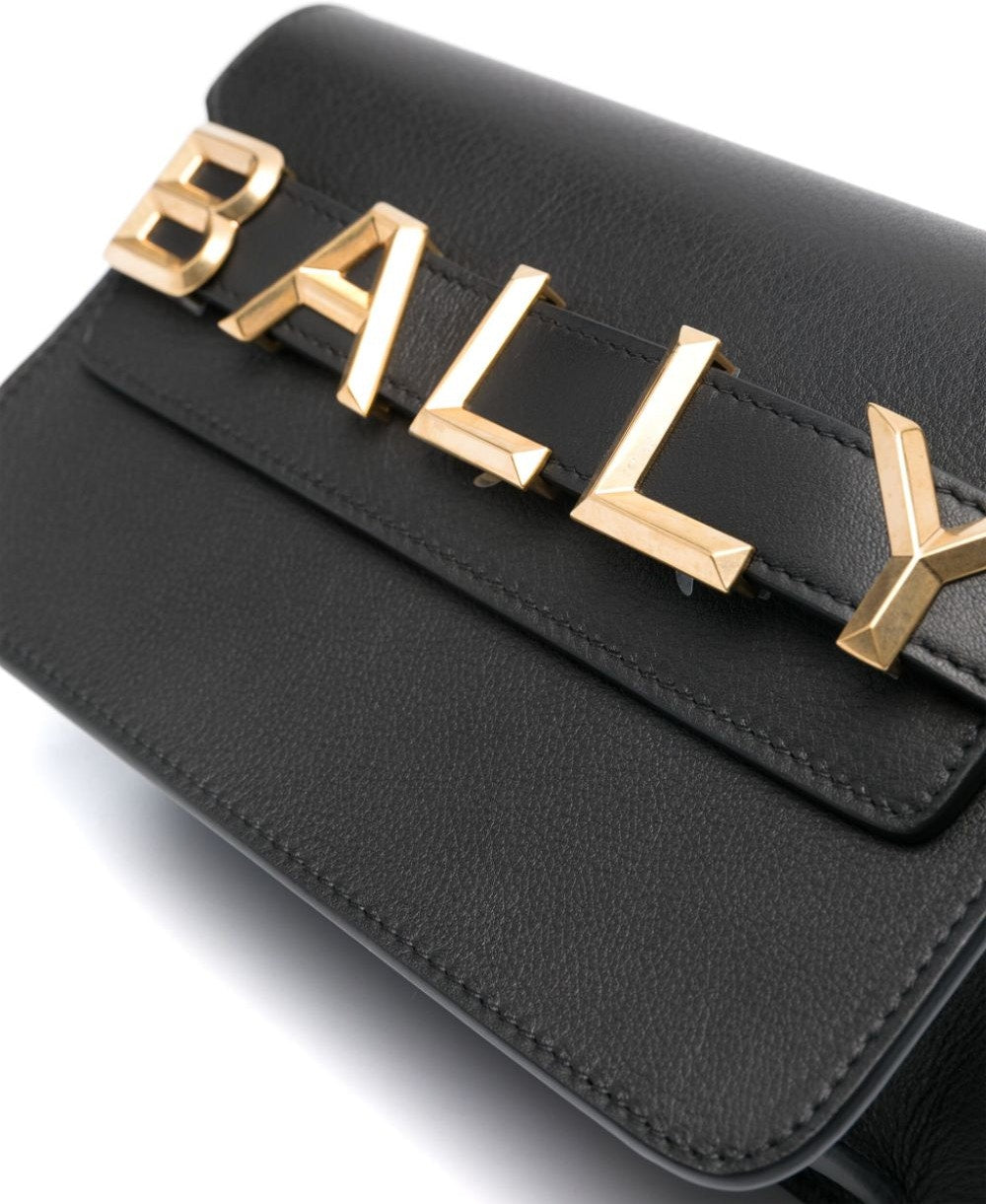 LOGO LEATHER CROSSBODY BAG