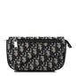 Christian Dior Oblique Arm Pouch Blue
