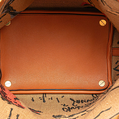 Dior Leather Canvas Handbag