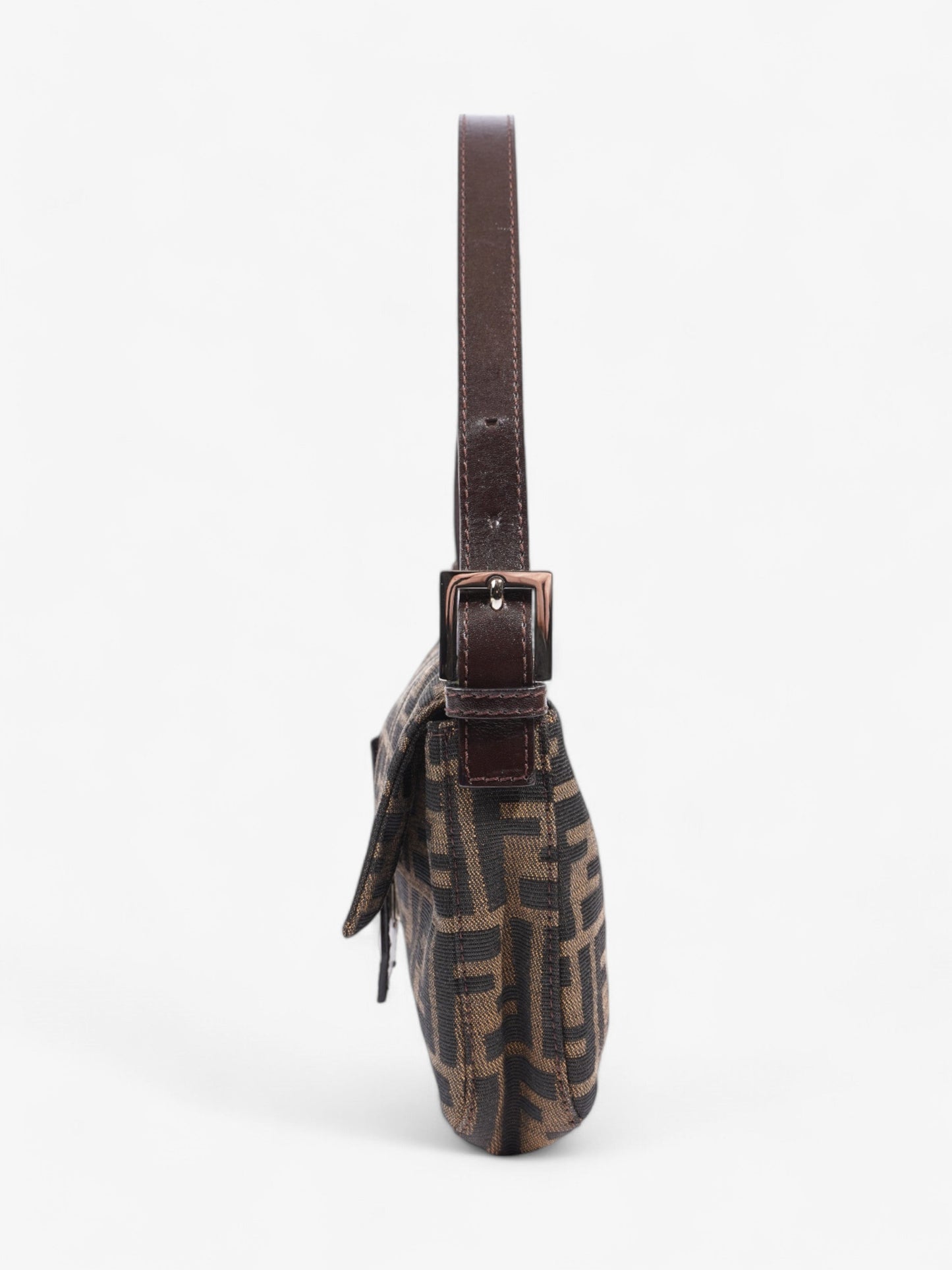 Fendi Baguette Zucca Brown Shoulder Bag Zucca