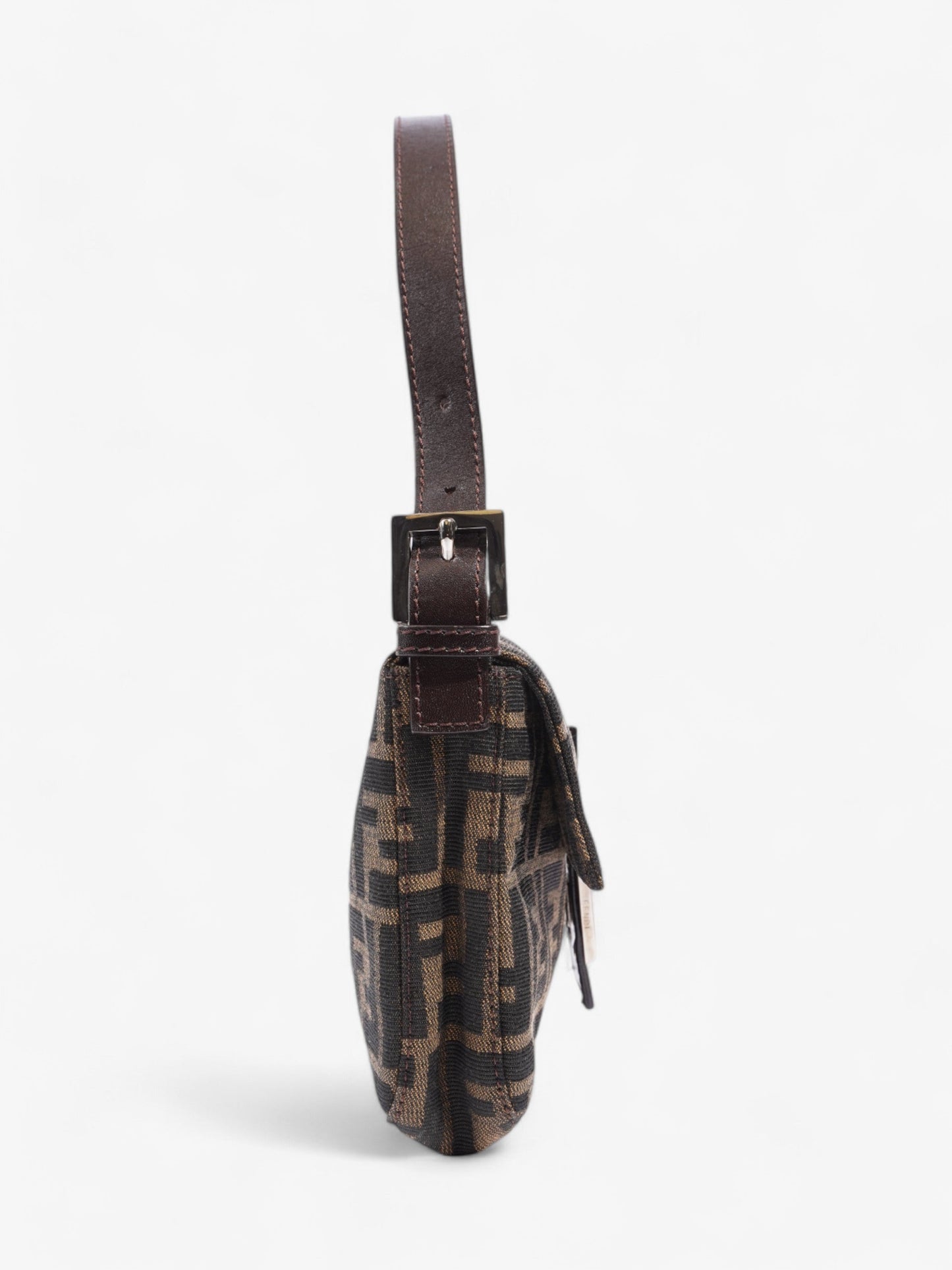 Fendi Baguette Zucca Brown Shoulder Bag Zucca