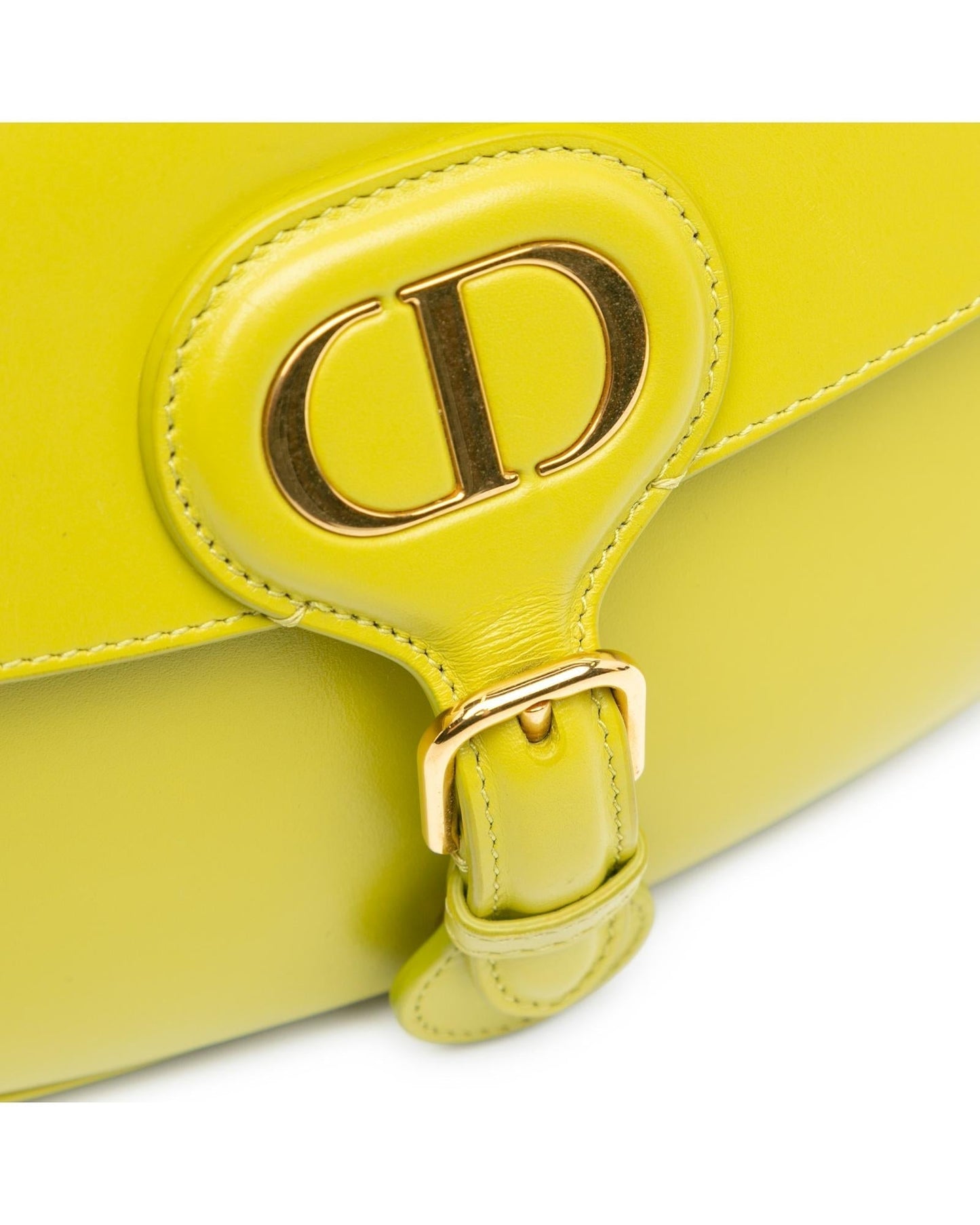 Medium Leather Crossbody Bag with Adjustable Strap and Buckle Closure