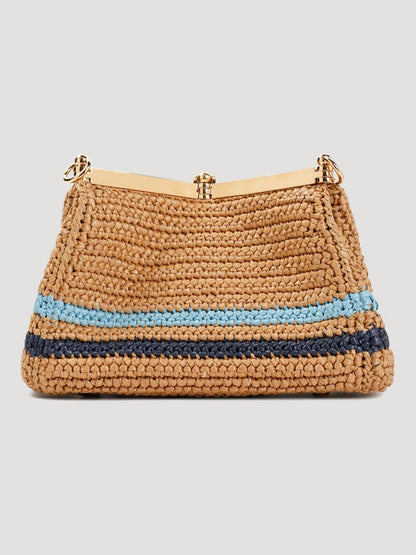 Mini Raffia Crossbody Bag