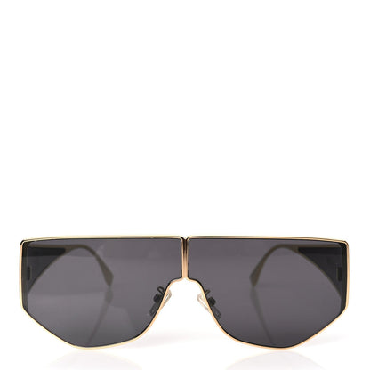 Fendi Metal Disco Geometric Sunglasses FE 40051/U Gold