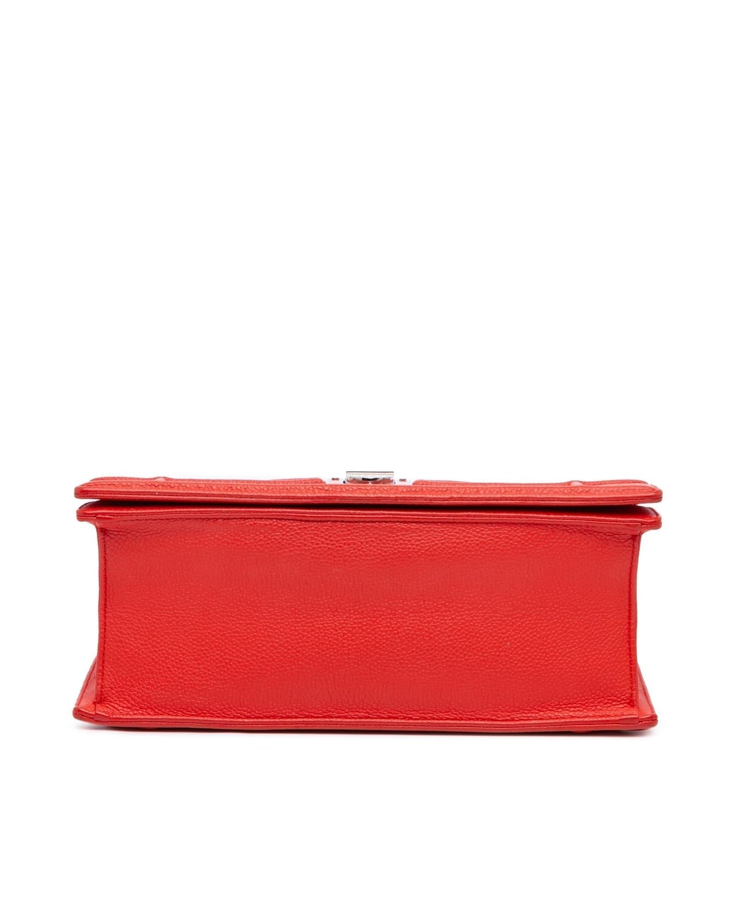 Dior Caro Crossbody Bag Red Leather