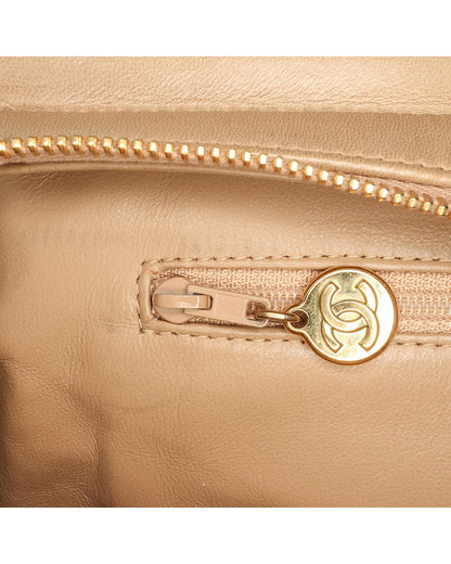 Quilted Lambskin Crossbody with Sun Charm and Chain Straps
