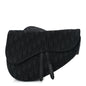 Christian Dior Oblique Mens Saddle Bag Black Blue