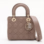 Dior Lady Dior Cannage Beige Handbag