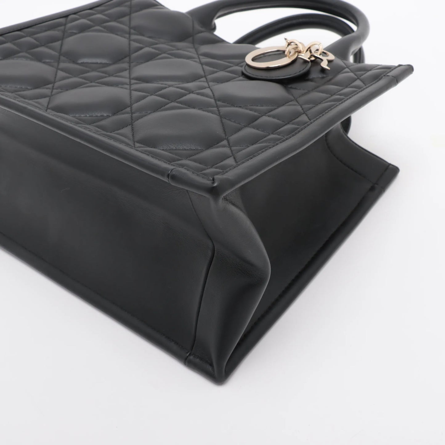 Christian Dior Beige Macrocannage Calfskin Small Book Tote [Clearance Sale]