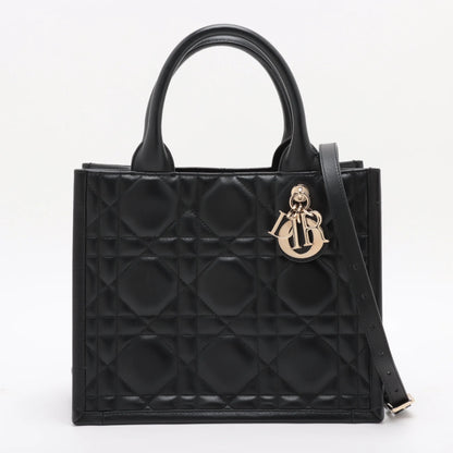 Christian Dior Beige Macrocannage Calfskin Small Book Tote [Clearance Sale]