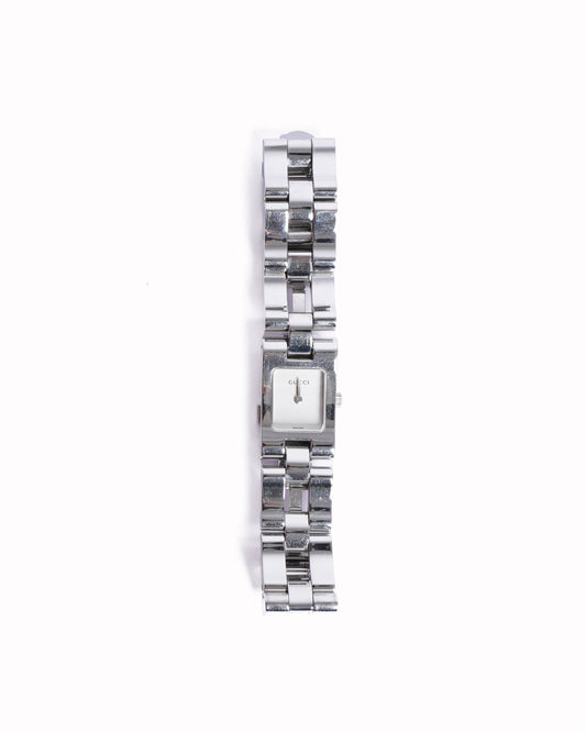 Vintage Gucci Silver Tone Watch