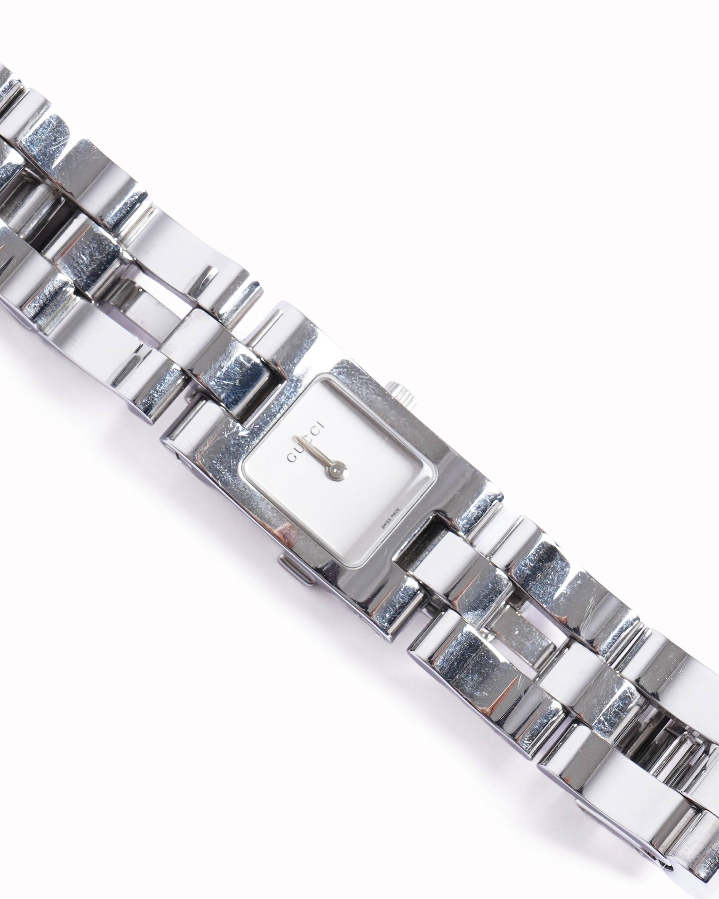 Vintage Gucci Silver Tone Watch