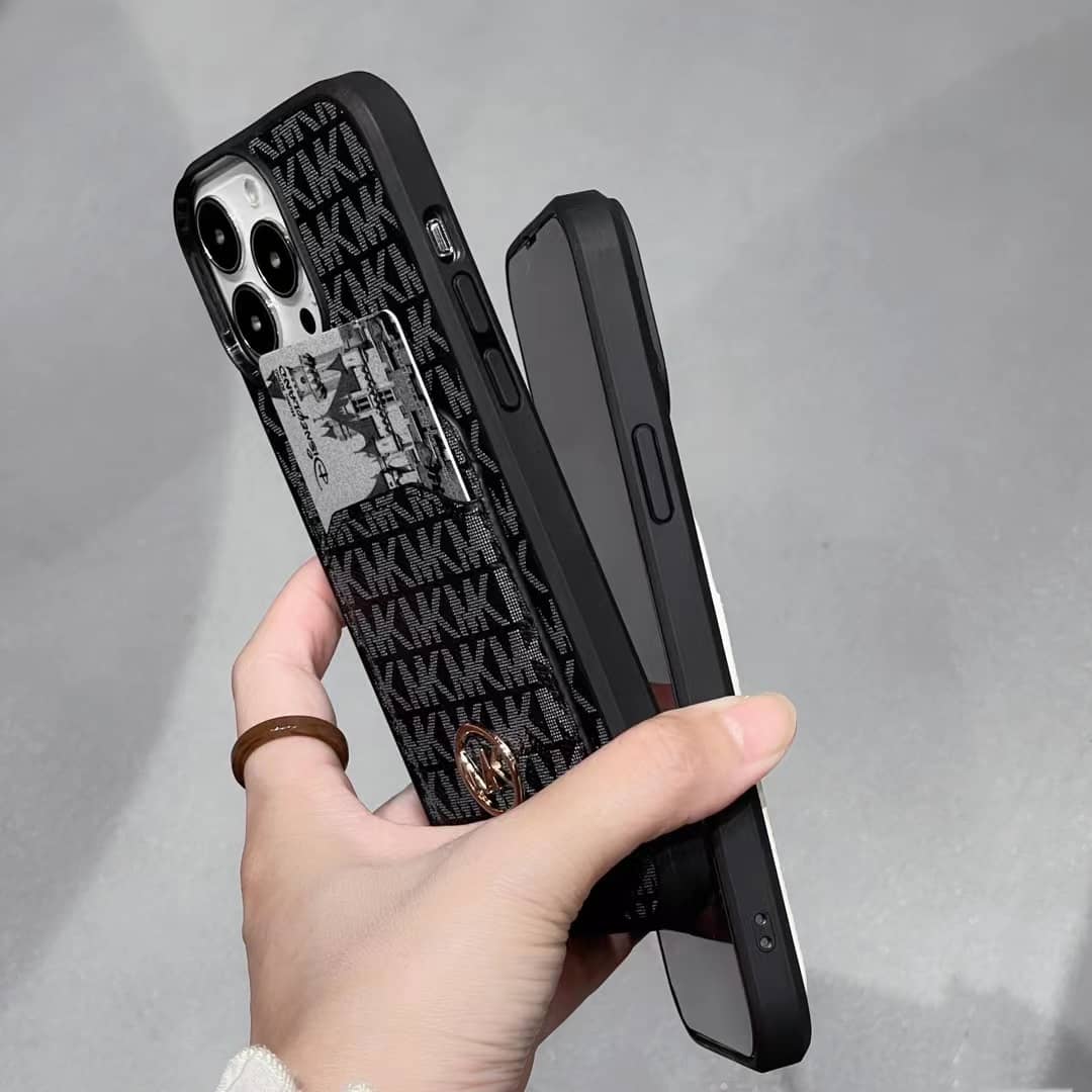 MK iPhone Case Card Slot for iPhone 13 14 15 ProMax Plus Series
