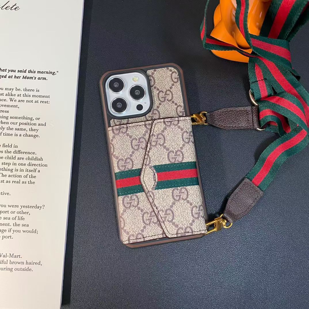Luxury Designer Wallet Phone Case Crossbody